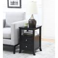 Melbourne End Table in Black - Convenience Concepts 7104545BL