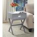 Landon End Table in Gray Finish - Convenience Concepts 203145GY