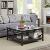 Omega Square 36 inch Coffee Table - Convenience Concepts 203263ES