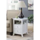 Melbourne End Table in White - Convenience Concepts 7104545W