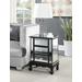 Gold Coast Vineyard 3 Drawer Mirrored End Table - Convenience Concepts-413359BL