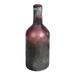 Vickerman 589014 - 12" Milestone Gray Glass Bottle Vase (CM194512) Home Decor Vases