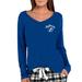 Women's Concepts Sport Royal Tampa Bay Lightning Marathon Knit Long Sleeve V-Neck T-Shirt