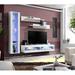 Orren Ellis Logue Floating Entertainment Center for TVs up to 70" Wood in White | Wayfair ABA548806BCB4B8292F5E3FF651A1EB9