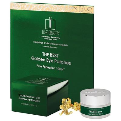 MBR Medical Beauty Research Pure Perfection 100 THE BEST Golden Eye Patches VPE 5 Sets á 3ml Tiegel The Best Eye1 Paar Gold 24 K Augencreme