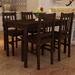 Winston Porter Dining Table & Chair Dining Set Dinner Table w/ 4 Chairs Wood in Brown | Wayfair C81454C1CD1D4C289F07DFBA5BF1E90A