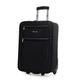 ITACA - Koffer Klein Handgepäck - Koffer Handgepäck 55x40x20 Leicht und Robust - Reisekoffer Klein aus Hochwertigen Materialien T71950, Schwarz