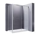 ELEGANT 1000 x 800 mm Sliding Shower Enclosure 8mm Easy Clean Glass Shower Cubicle Door + Side Panel