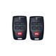 Pack de 2 télécommandes BFT Mitto b RCB04 R1 Telecommande a 4 canaux, 433,92Mhz Rolling Code,