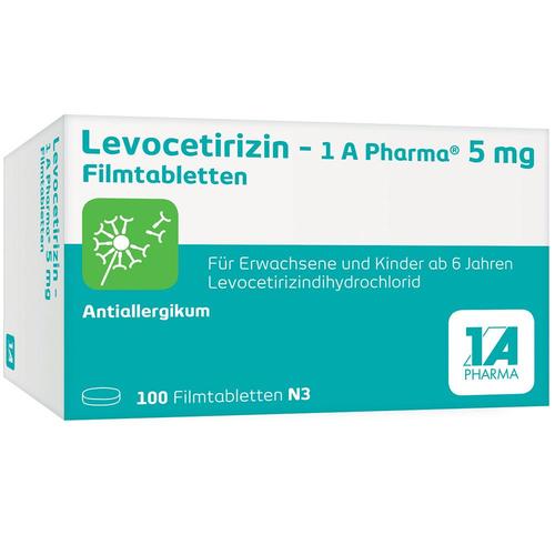 Levocetirizin-1A Pharma 5 mg Filmtabletten 100 St