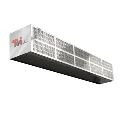 Curtron S-LP-108-2-VS-EH 108" Commercial Low Profile Air Curtain with Electric Heater - 240V, 3 Phase