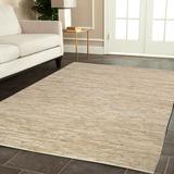 White 62 x 0.5 in Area Rug - Rosecliff Heights Susan Super Kazak Handmade 5.2' x 7.8' Ivory Area Rug /Jute & Sisal | 62 W x 0.5 D in | Wayfair