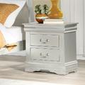 Louis Philippe Nightstand in Platinum - Acme Furniture 26733