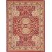 Nourison Majestic 9'x12' Red and Gold Persian Area Rug - Nourison MST04