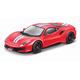 Bburago Ferrari 488 Pista: hochwertiges Modellauto im Maßstab 1:43, Ferrari Signature Edition, Hardcase, 10 cm, rot (18-36910)