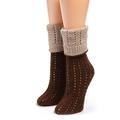 Warrior Alpaca Socks - Women's Reversible Hand Knit Alpaca Socks - -