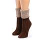 Warrior Alpaca Socks - Women's Reversible Hand Knit Alpaca Socks - -