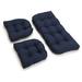 Charlton Home® 3 Piece Indoor Settee Cushion Set Polyester/Cotton Blend in Gray | 5 H x 42 W in | Outdoor Furniture | Wayfair