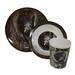 Millwood Pines Seabrooks Cubby Hole Bear 3 Piece Melamine Place Setting Set, Service for 1 Melamine in Brown | Wayfair