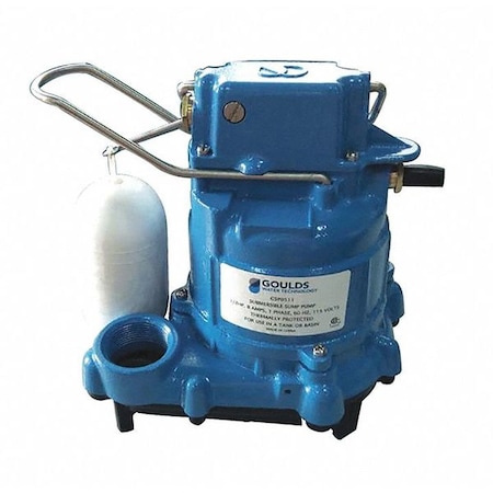 GOULDS GSP0311 1/3 HP 1-1/2" F Submersible Sump Pump 115V