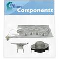 3387747 Dryer Heating Element & 279769 Thermal Cut-Off Kit Replacement for Whirlpool LEQ8611PW0 Dryer - Compatible with WP3387747 & 279769 Heater Element & Thermal Fuse Kit - UpStart Components Brand