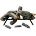 Cedar Ridge Hearth 24â€� Decorative Realistic Fireplace Ceramic Wood Log Set - Model CRHWV24RP-D