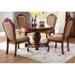 Lark Manor™ Aarez 5 Piece Extendable Dining Set Wood/Upholstered in Brown | Wayfair D9AD7E2EF8C64896A11A59836B678EEA