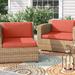 Sol 72 Outdoor™ Rochford Outdoor Cushion Cover Acrylic in Orange/Pink | 4 H in | Wayfair 9095F07F33574789BCA9B0654B34B5D5