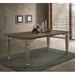 Ophelia & Co. Remus Dining Table Wood in Brown/Gray | 30.31 H x 72 W x 36 D in | Wayfair 8206DB47F9C5466A83A93464A0121F5E