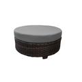 kathy ireland Homes & Gardens River Brook Round Coffee Table in Slate - TK Classics Ki043B-Ctrnd-Grey