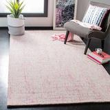 Pink/White 48 x 0.3 in Area Rug - Dakota Fields Cervantes Handmade Tufted Wool Ivory/Pink Area Rug Wool | 48 W x 0.3 D in | Wayfair