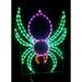 Lori's Lighted D'Lites Spooky Spider Halloween Holiday Lighted Display Metal in Green/Indigo | 47 H x 31 W in | Wayfair 905-SPI