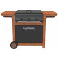 Barbecue gaz grill et plancha campingaz Adelaide 3 Woody l 14 kw Piezo Grill/plancha + Housse