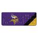 Minnesota Vikings Diagonal Stripe Wireless Keyboard