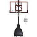Swager - Panier de Basketball Pro Deluxe Platinium sur Pied et Mobile, Hauteur Réglable de 2,30m à