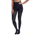 Spanx Women's Luxe Leg Mid-Thigh Shaping Tights Very Black B