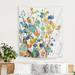 The Twillery Co.® Strayer PI Creative Art Spring Garden I Tapestry in Gray | 104 H x 88 W in | Wayfair 7E78364048974267B1B4FFAB60608484