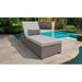 Beachcrest Home™ Ertha Wheeled Outdoor Wicker Reclining Chaise Lounge w/ Cushion Wicker/Rattan | 16 H x 31 W x 77 D in | Wayfair