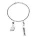 Women's Joey Logano Sterling Anklet