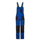 Stenso Emerton - Mens Work Bib and Brace Dungarees Overalls - Royal Blue/Black/Red - 46