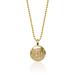 Women's Alex Woo Tampa Bay Rays 14k Yellow Gold Disc Necklace