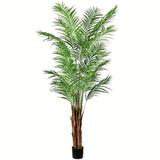 Vickerman 605585 - 7' Potted Areca Palm 739 Leaves (TB190770) Palm Home Office Tree