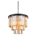 Elegant Lighting Sydney 20 Inch 9 Light Mini Chandelier - 1201D20MB-GT/RC