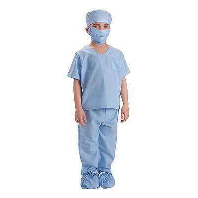 Dress Up America Costume Outfits - Blue Doctor Scrubs Dress-Up Set - Kids