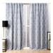 Nicole Miller Circuit Room Darkening Blackout Hidden Tab/Rod Pocket Top Curtain Panel Pair Polyester in Green/Blue | 84 H in | Wayfair