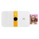 KODAK Smile Instant Print Digital Camera – Slide-Open 10MP Camera w/2x3 ZINK Printer, Screen, Fixed Focus, Auto Flash and Photo Editing – White/Yellow