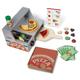 Melissa and Doug Pizza Toy Shop | Wooden Play Food Sets for Children Kitchen Toys for Girls or Boys 3+ | Wooden Food Toys & Play Kitchen Accessories | Wooden Toy Food Set for Kids Kitchen Accessories