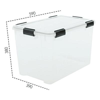 Water Proof Box »AT-LD« transparent, IRIS S.A., 39x38x59 cm
