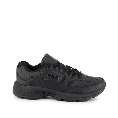 Fila Men's M Memory Workshift Slip Resistant Work Shoe Work Safety Shoes - Black Size 11M