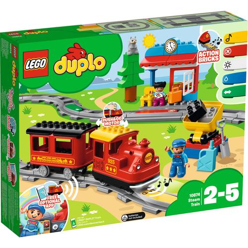 LEGO® DUPLO® Dampfeisenbahn 10874, bunt